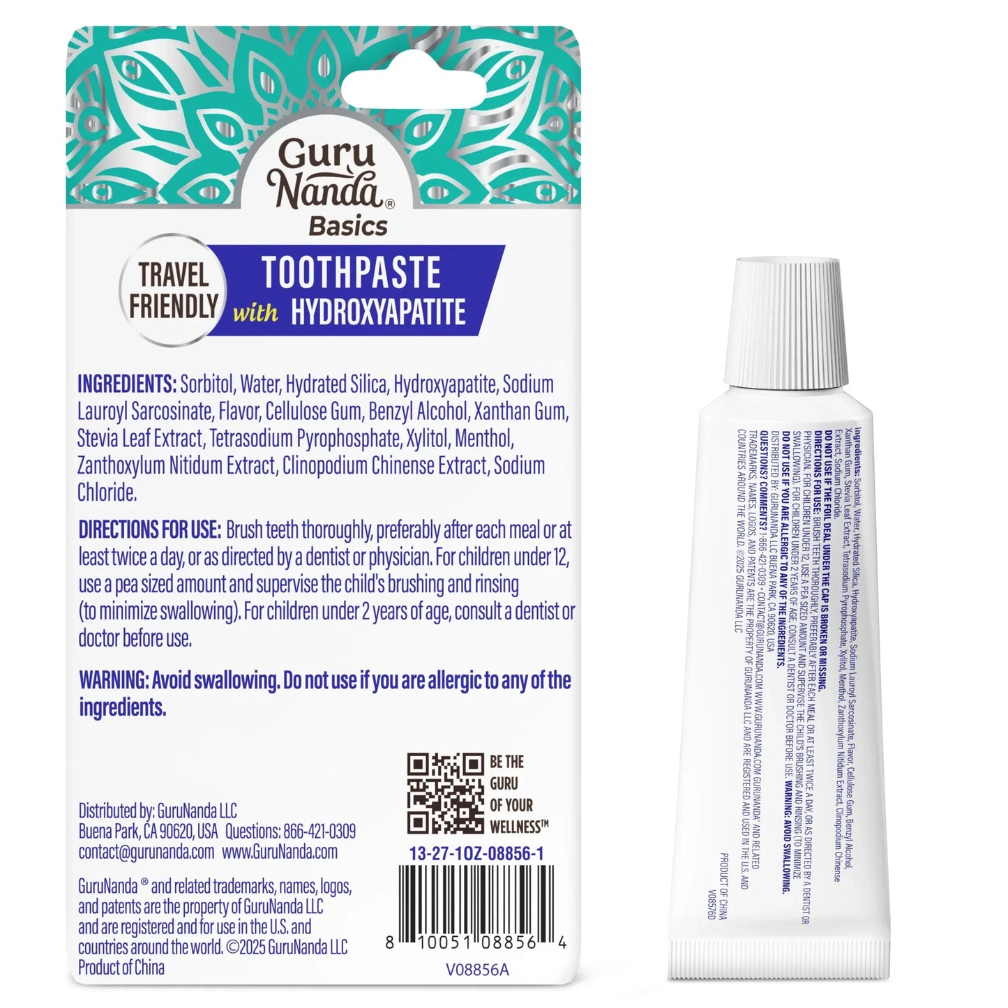 Hydroxyapatite Toothpaste, Jasmine Mint – 0.98 oz