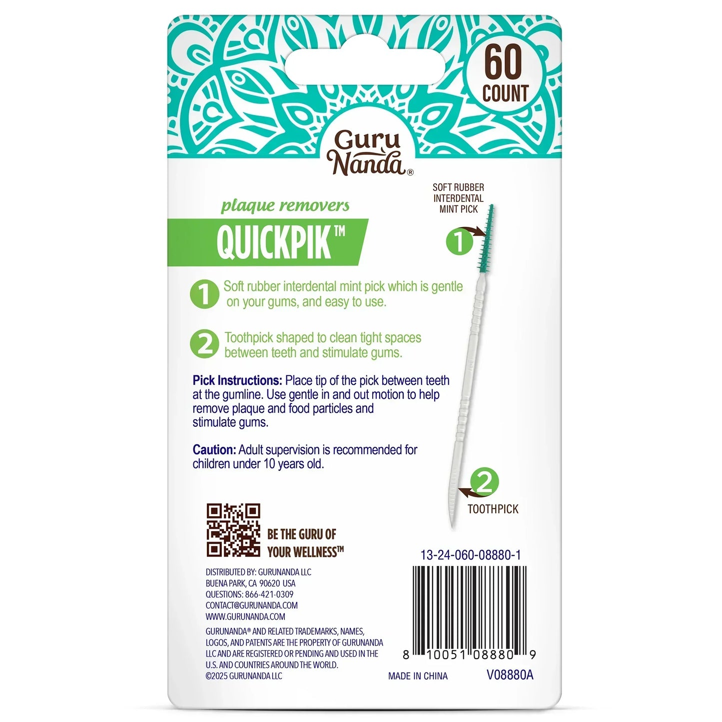 2-in-1 QuickPik Toothpick with Travel Case