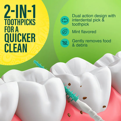 2-in-1 QuickPik Toothpick with Travel Case