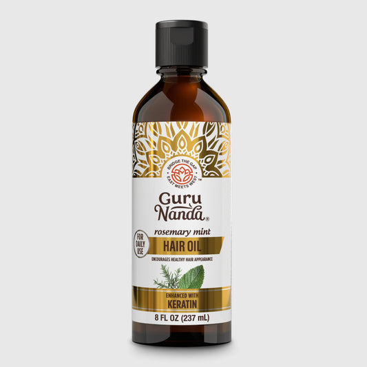 Rosemary Mint Hair Oil with Keratin - 8 oz.