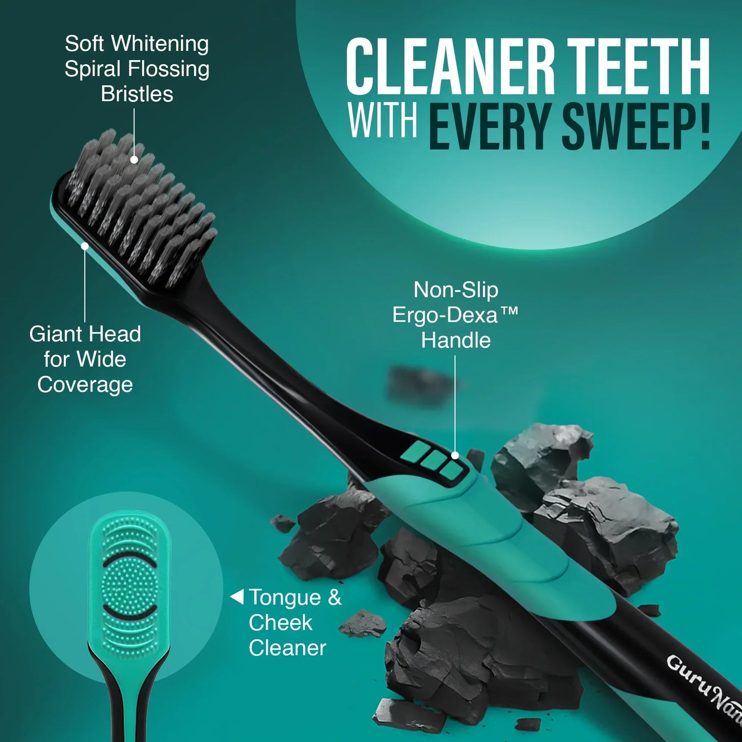 Gentle Giant Whitening Spiral Toothbrush