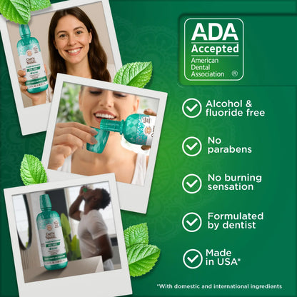Fresh Breath Harmonizer Oral Rinse, Wild Mint