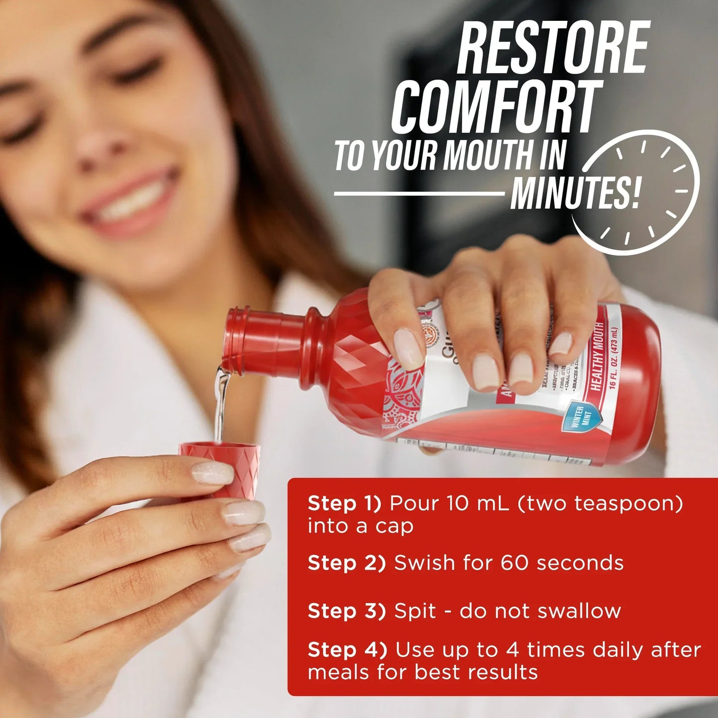 Anti-Sore Oral Rinse, Winter Mint