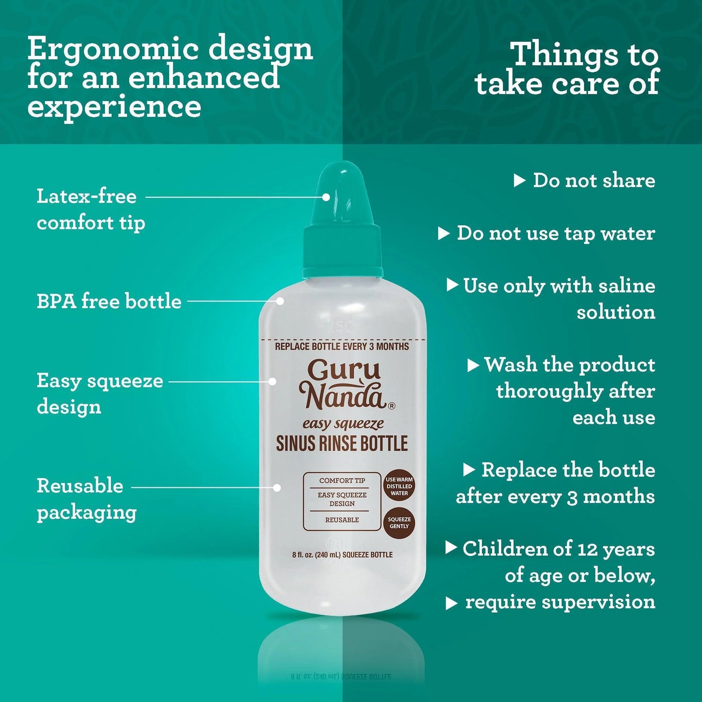 Sinus Rinse Bottle