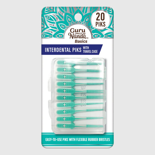 Interdental Picks with Travel Case – 20 Count