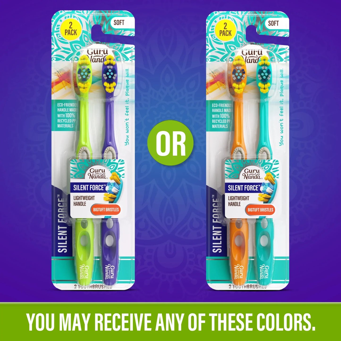 Silent Force Toothbrush – 2 Pack