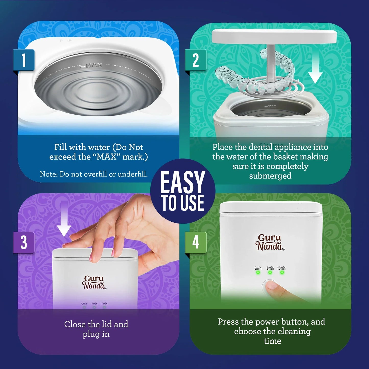 Retainer, Denture & Aligner Foam Cleaner & Cleaning Pod
