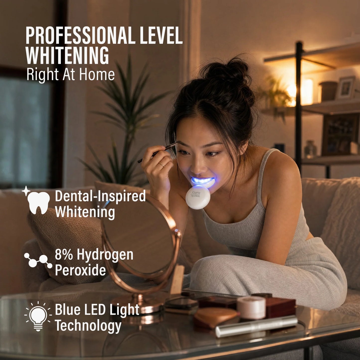 Wireless LED Teeth Whitening Kit