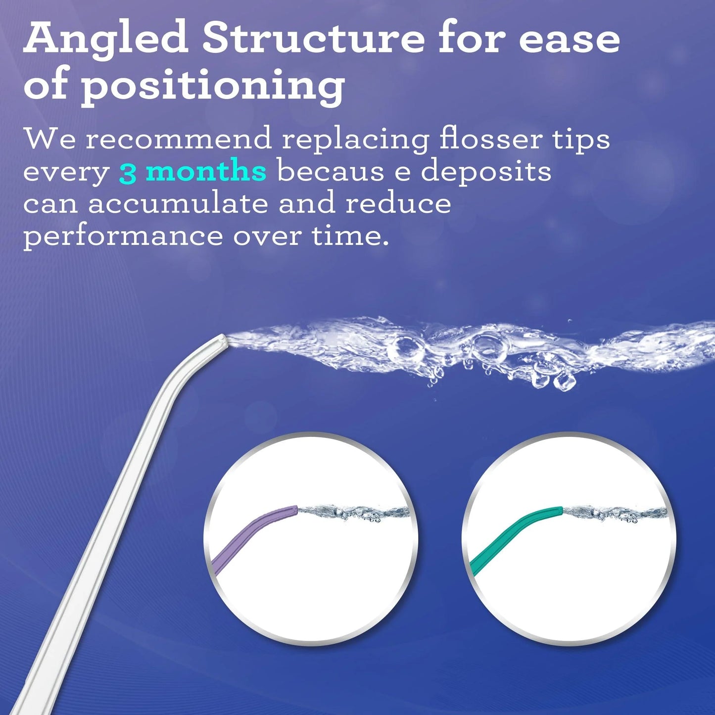 Lion & Lamb 2.0 Replacement Water Flosser Tips
