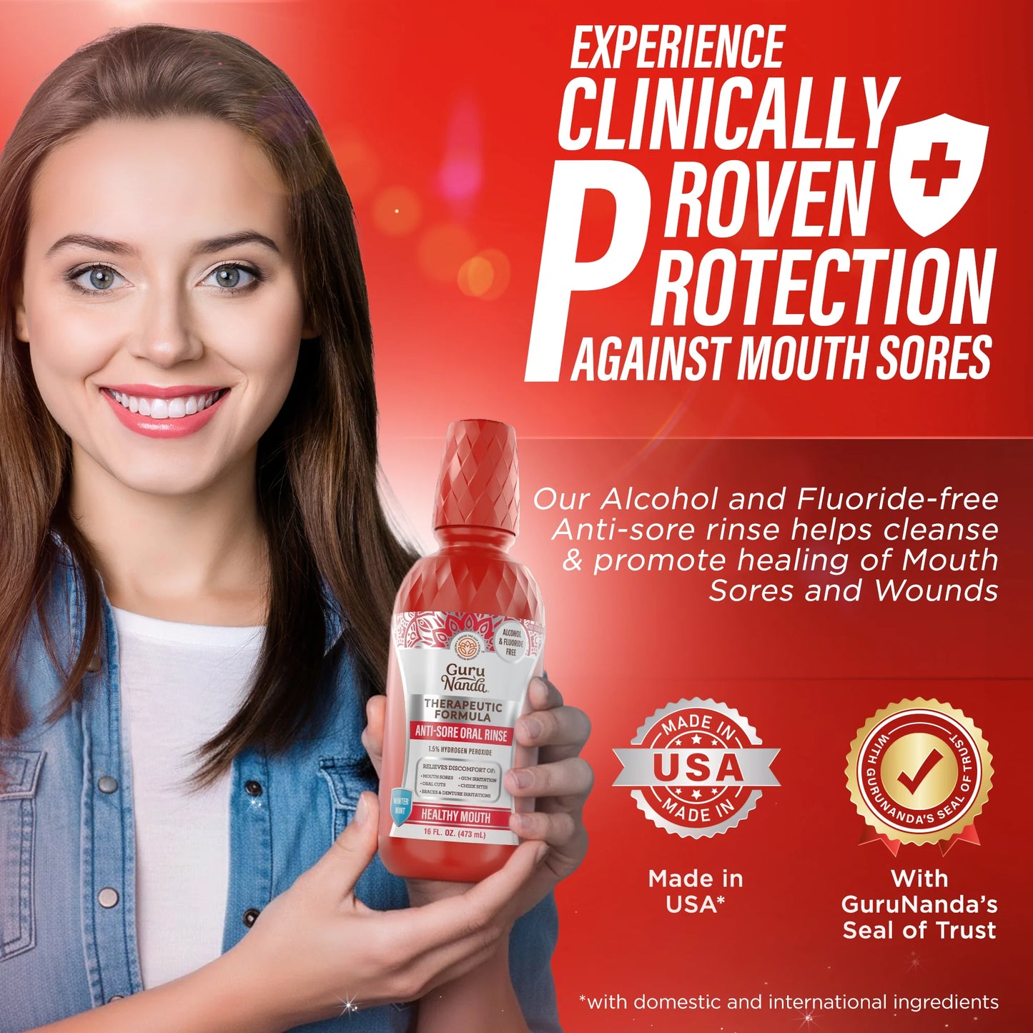 Anti-Sore Oral Rinse, Winter Mint