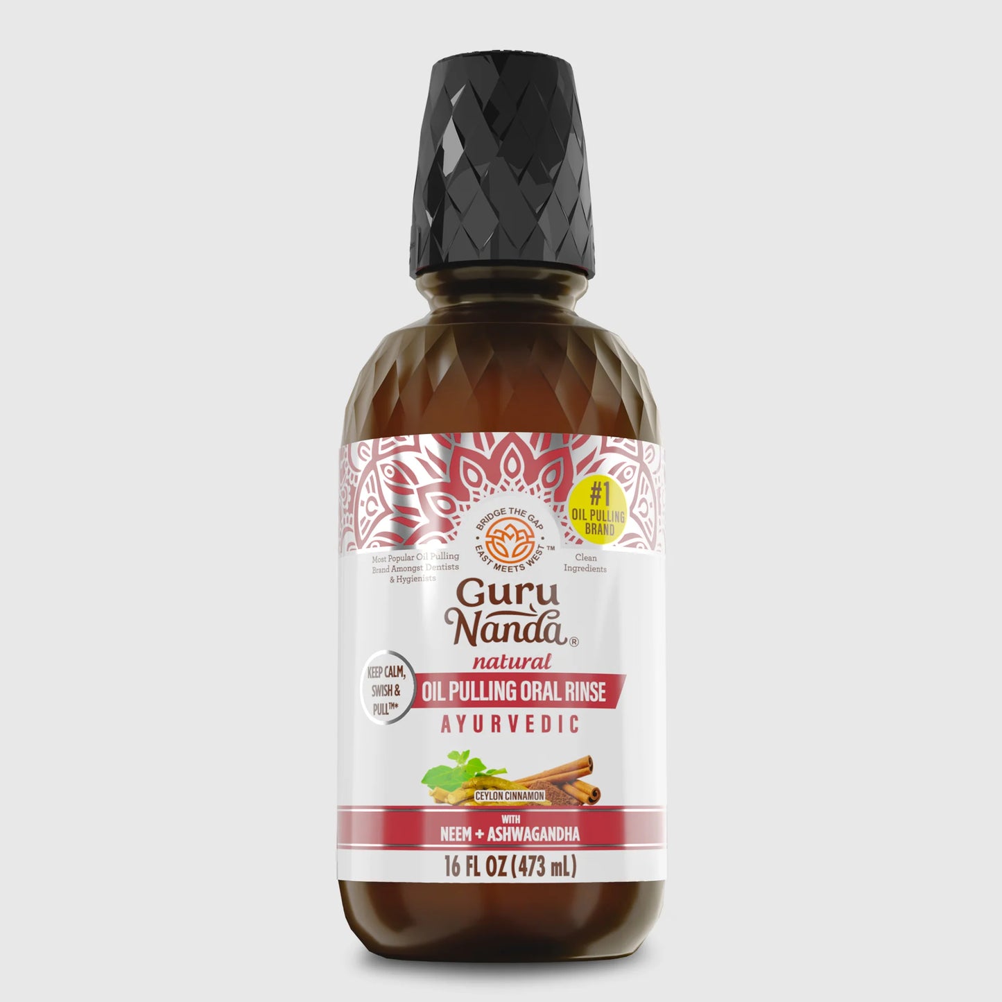 Cinnamon & Coconut Oil Pulling with Neem & Ashwagandha