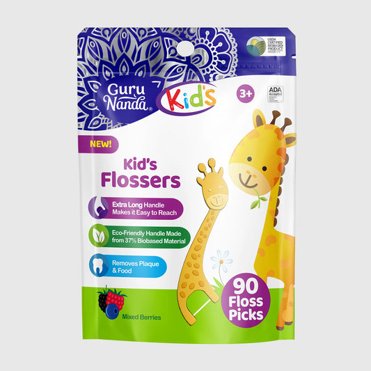 Kids' Giraffe Shaped Flossers, Fluoride-Free