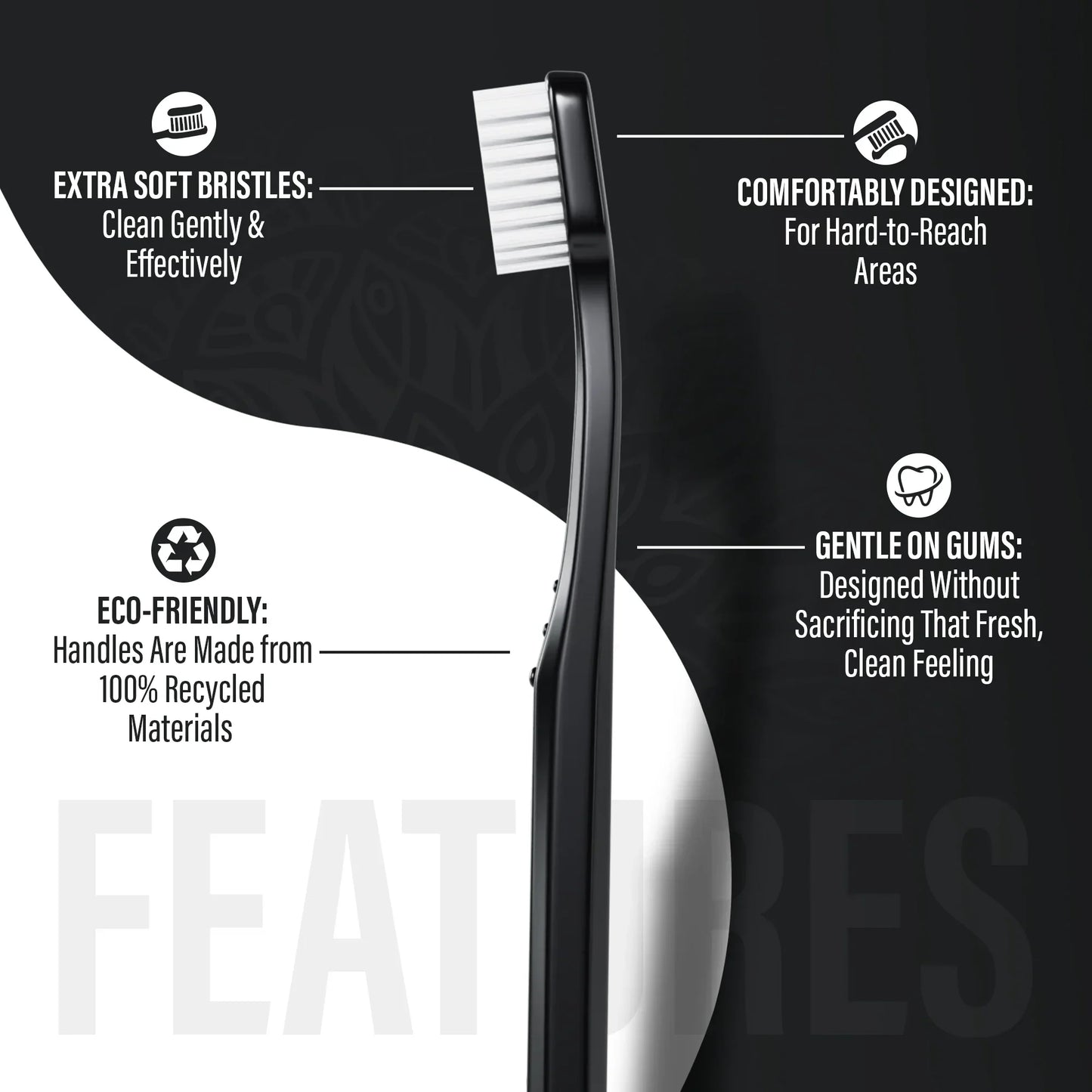 Yin & Yang Extra-Soft Toothbrush – 2 Pack
