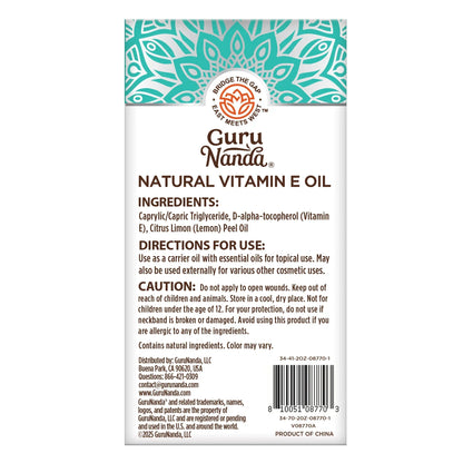 Vitamin E Oil 5,000 UI – 2 oz