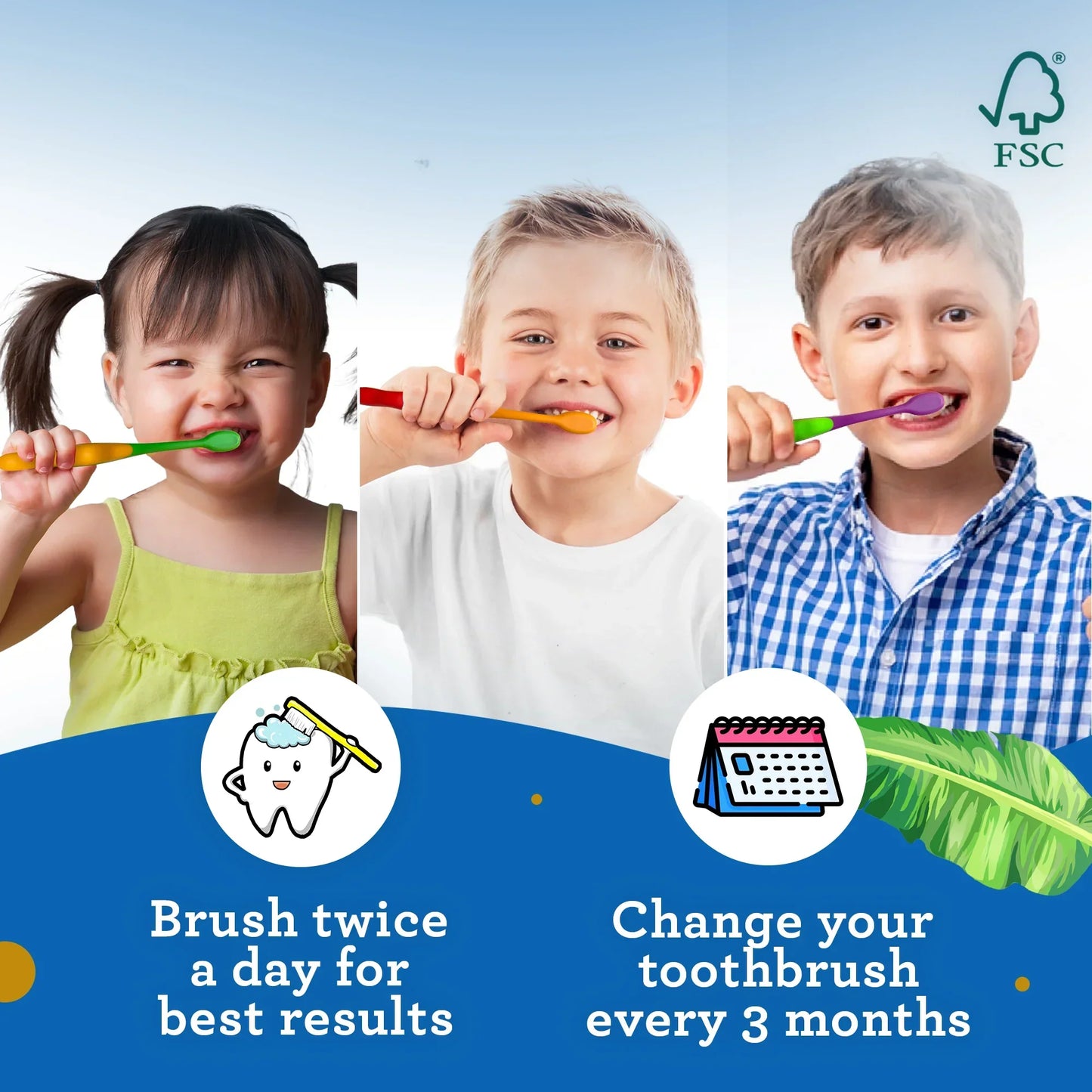 Kids Butter on Gums Toothbrush – 4 Pack