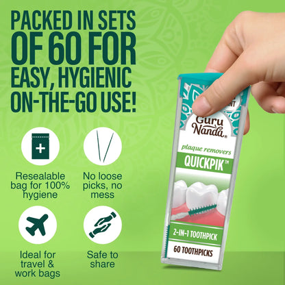 2-in-1 QuickPik Toothpick with Travel Case