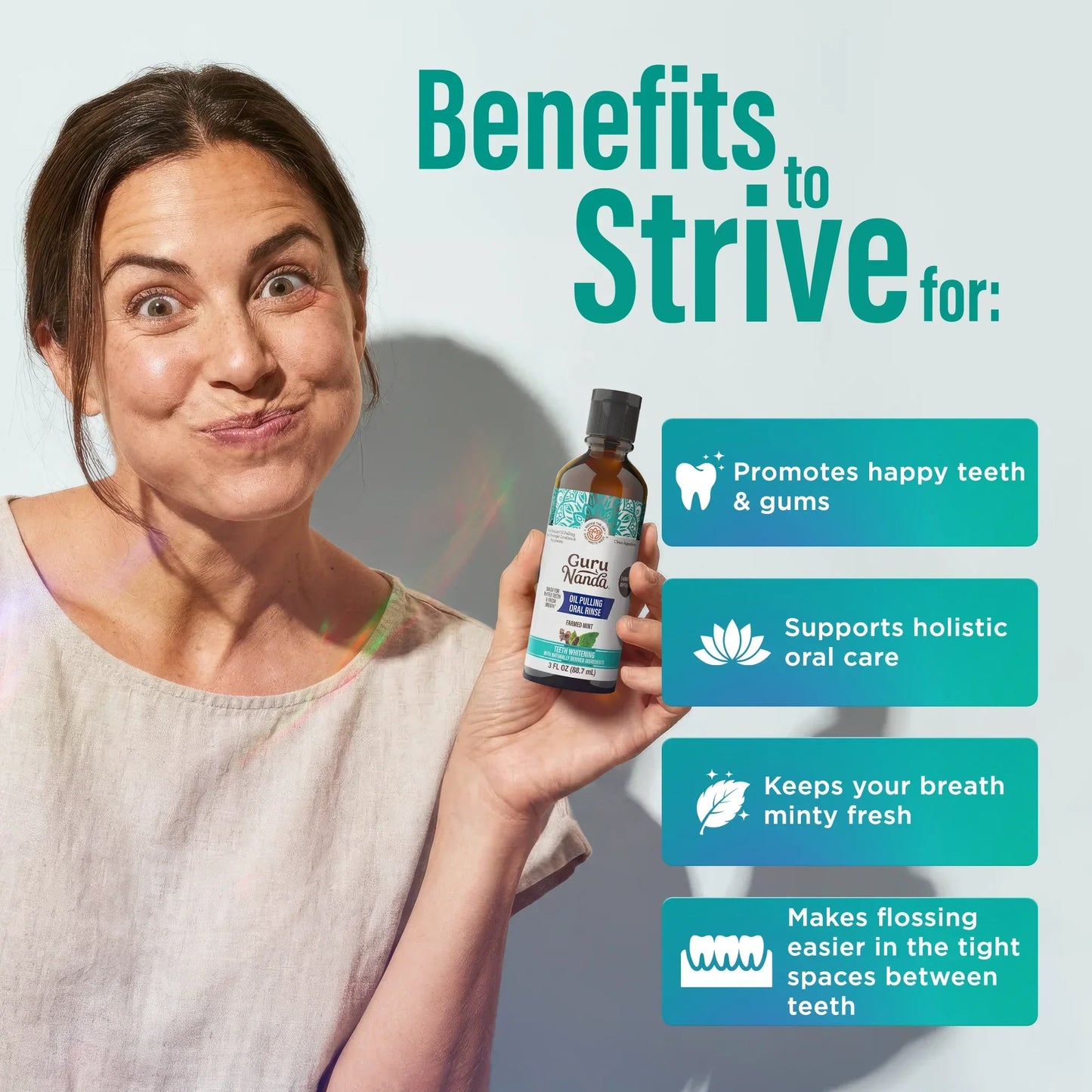 Farmed Mint Oil Pulling with 7 Essential Oils & Vitamins D3, E & K2