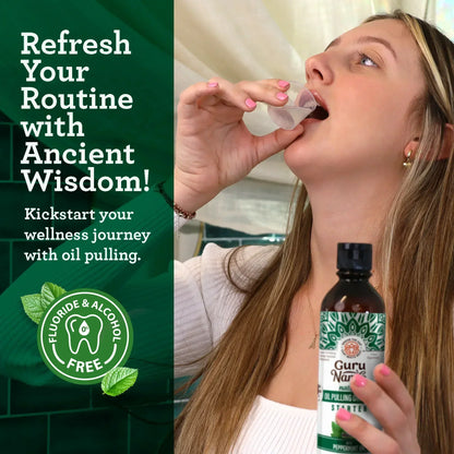 Coconut & Peppermint Oil Pulling – 8 fl. oz.
