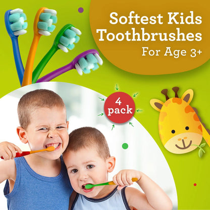Kids Butter on Gums Toothbrush – 4 Pack