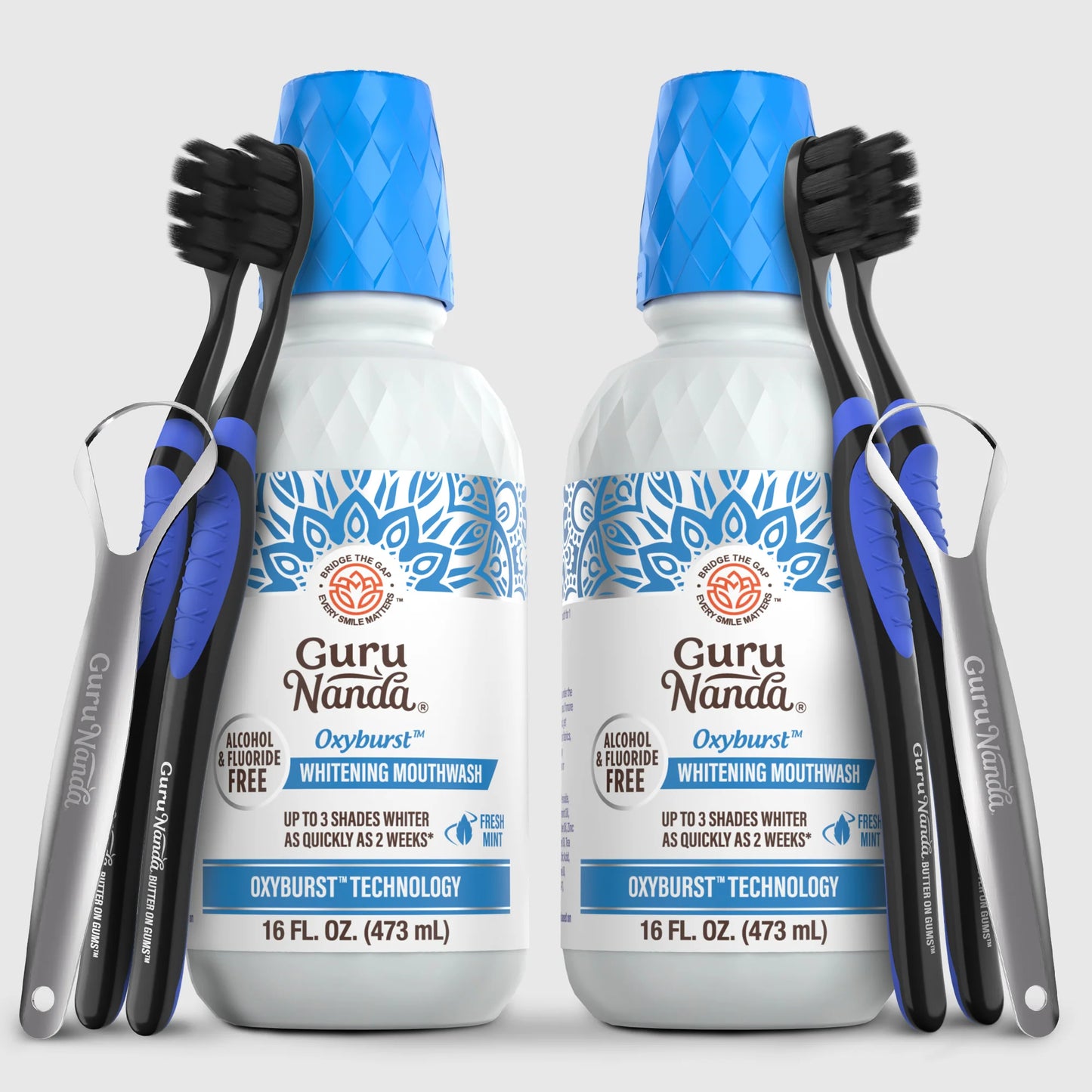 Oxyburst Whitening Oral Rinse, Fresh Mint