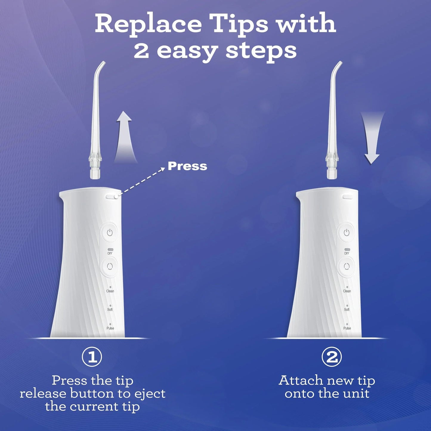 Lion & Lamb 2.0 Replacement Water Flosser Tips