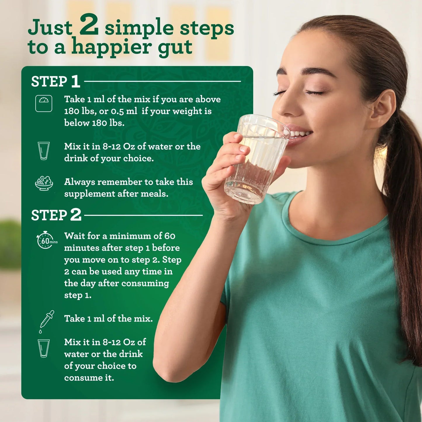 Gutcleanse With Wormwood, Clove & Fulvic Acid — 2-Step Supplement