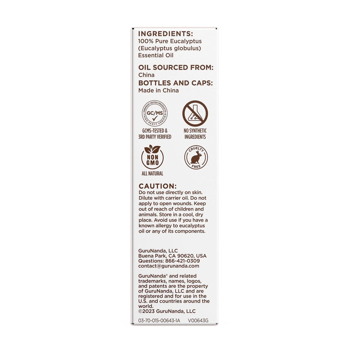 Eucalyptus Essential Oil, 15 ML – 1 Pack