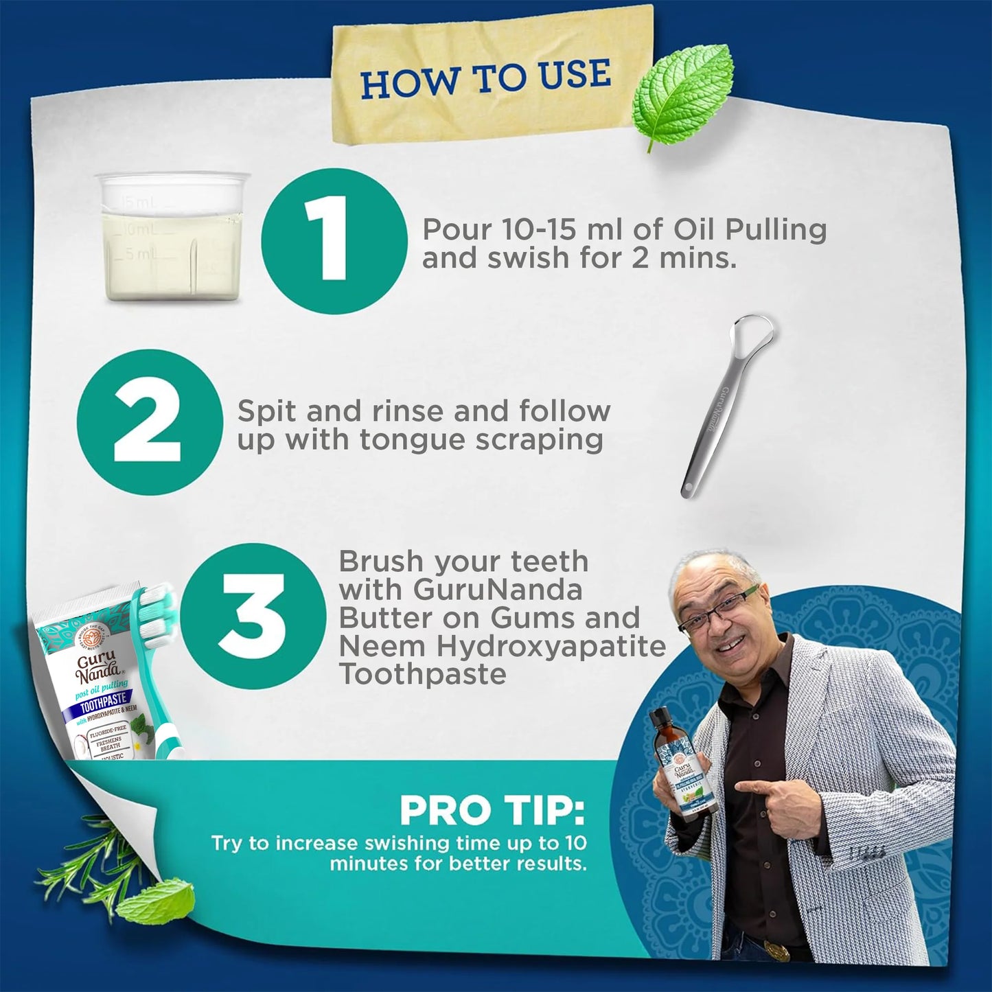 Advanced Oil Pulling with Sesame & Oregano – 8 fl. oz.
