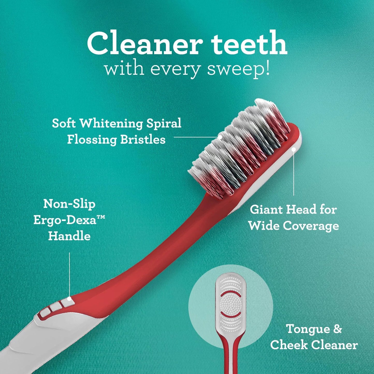 Gentle Giant Whitening Spiral Toothbrush
