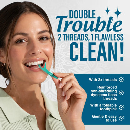Dual Slickers Floss Picks