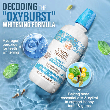 Oxyburst Whitening Oral Rinse, Fresh Mint