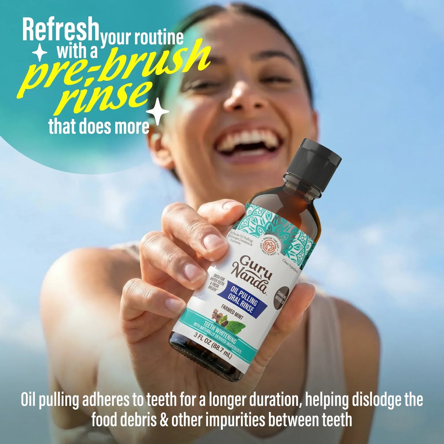 Farmed Mint Oil Pulling with 7 Essential Oils & Vitamins D3, E & K2