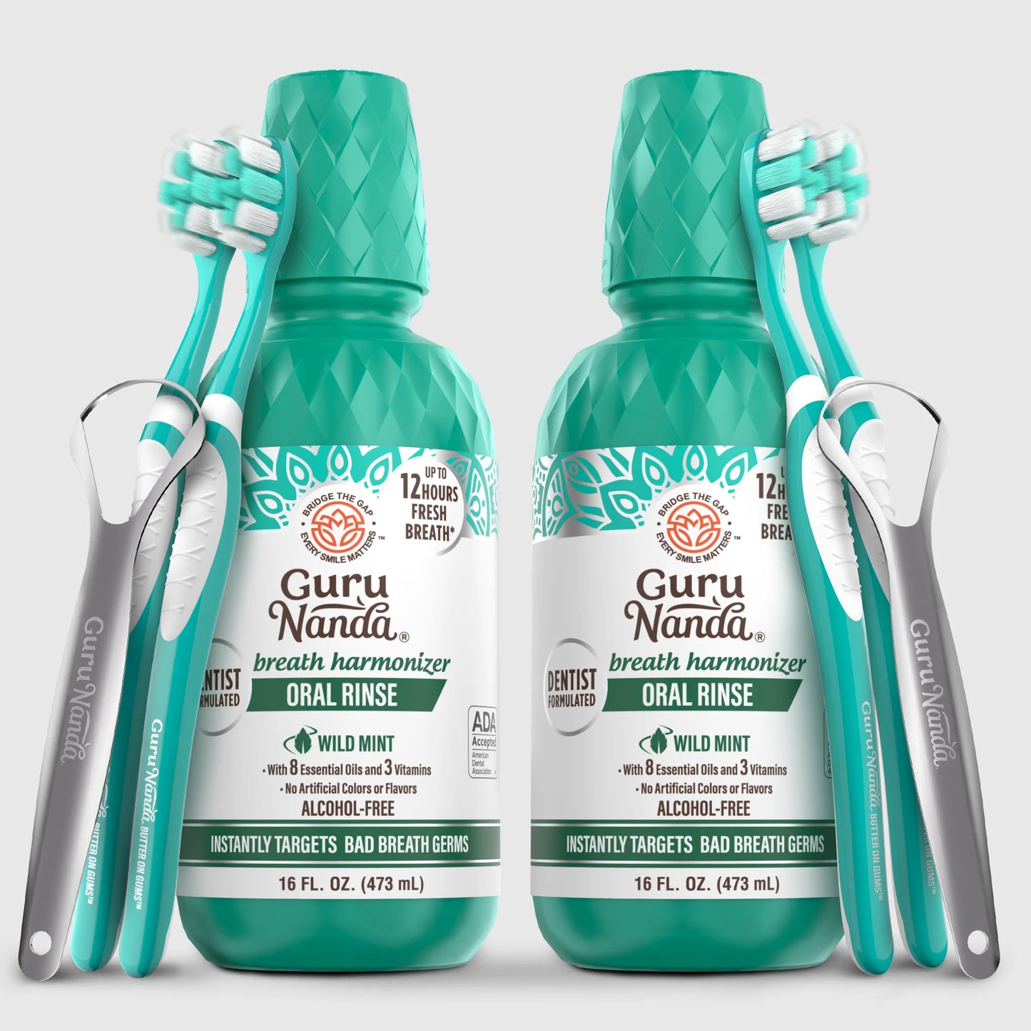 Fresh Breath Harmonizer Oral Rinse, Wild Mint