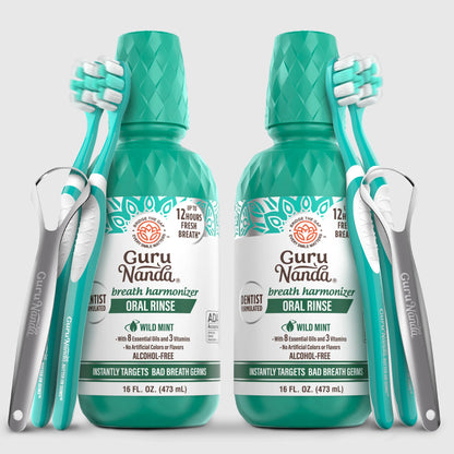 Fresh Breath Harmonizer Oral Rinse, Wild Mint