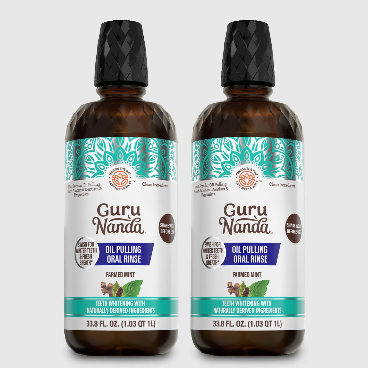 Farmed Mint Oil Pulling with 7 Essential Oils & Vitamins D3, E & K2