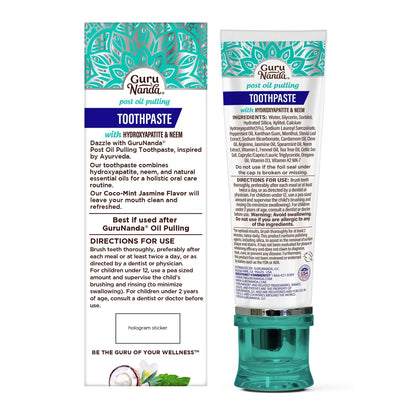 Hydroxyapatite & Neem Whitening Toothpaste, Fluoride Free