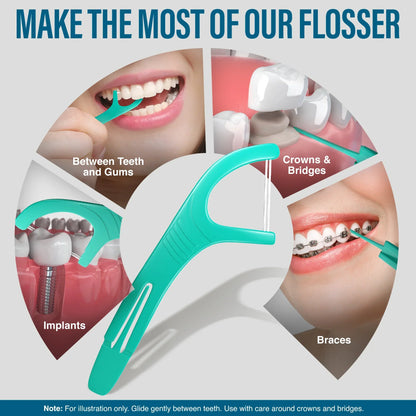 Dual Slickers Floss Picks