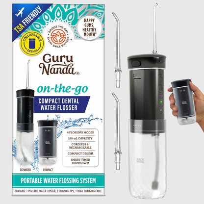 Compact Dental Water Flosser (180 ml)
