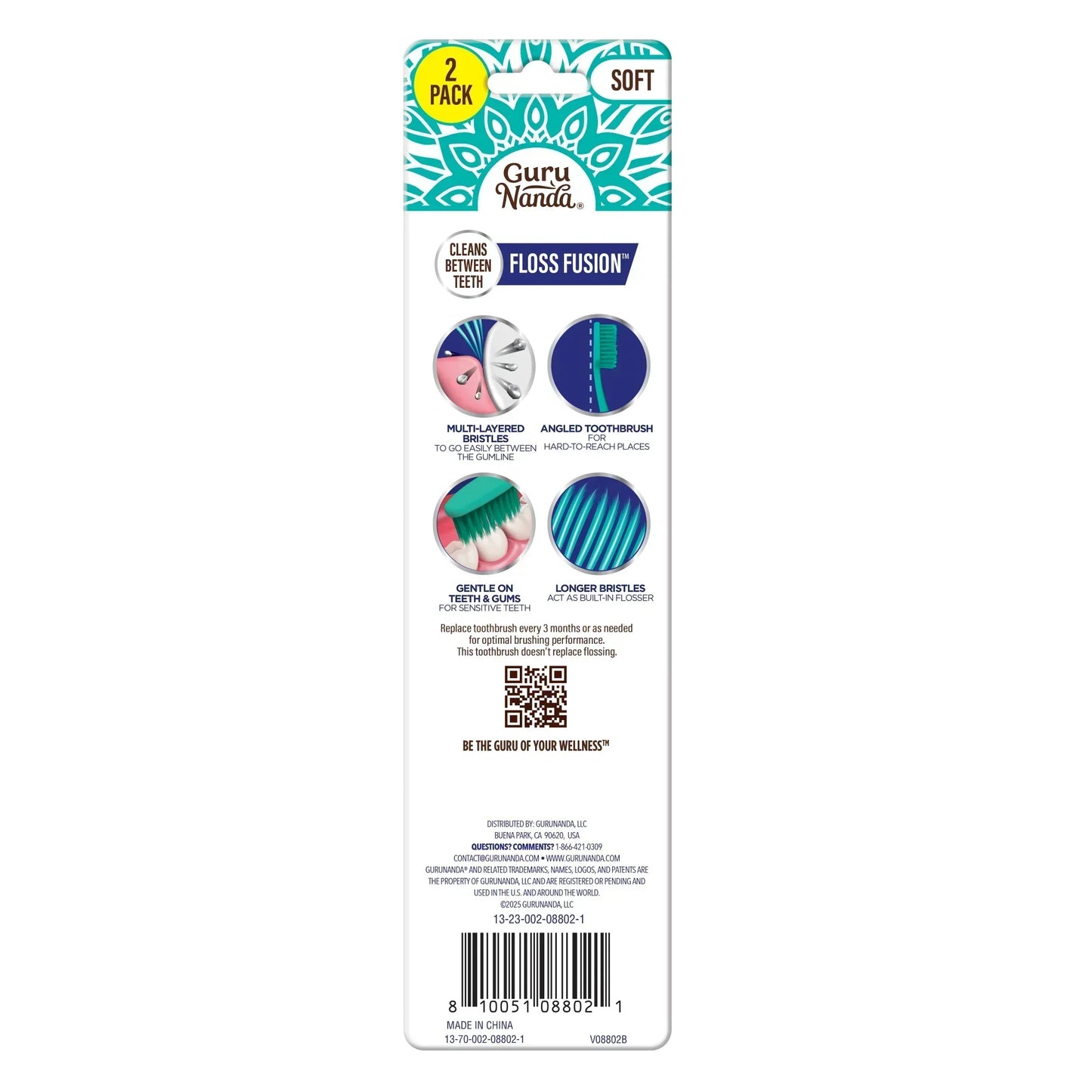 Floss Fusion Toothbrush