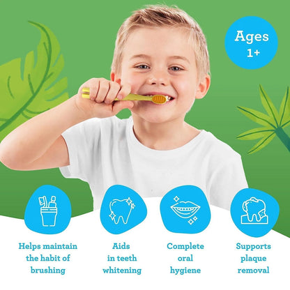 Kids Butter on Gums Giraffe Training Toothbrush with Cover – 1 Pack
