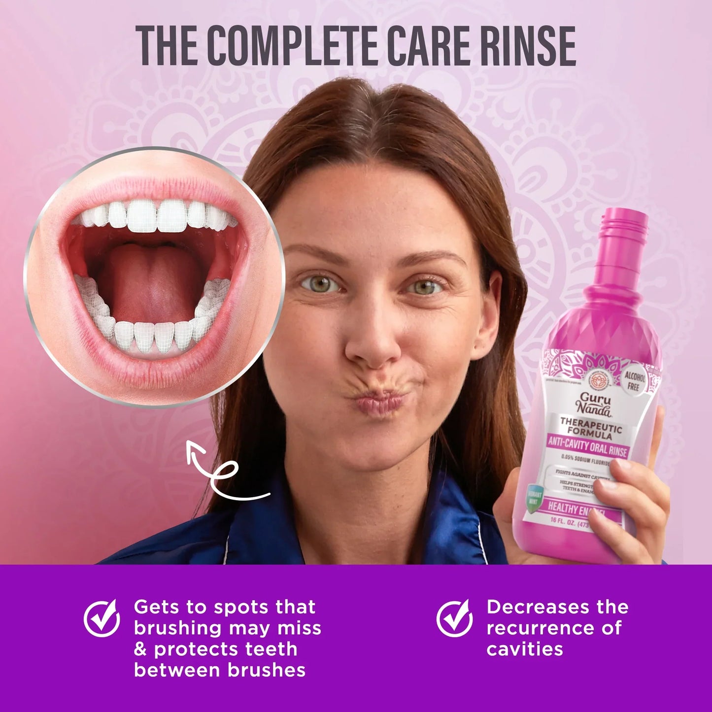 Anti-Cavity Oral Rinse, Vibrant Mint