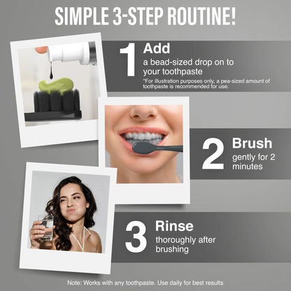 Charcoal Toothpaste Booster with 5% Charcoal Powder – 1 fl oz