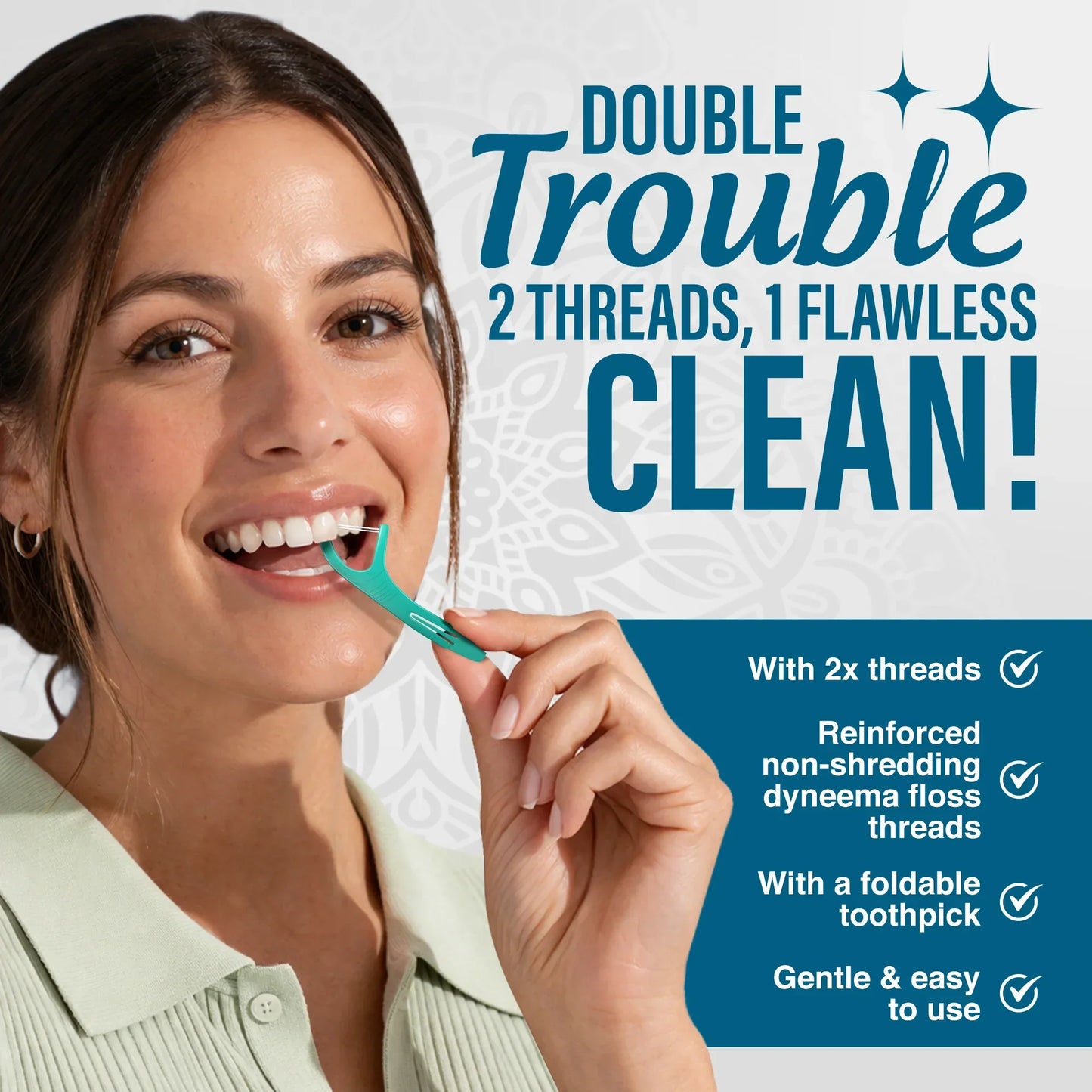 Dual Slickers Floss Picks