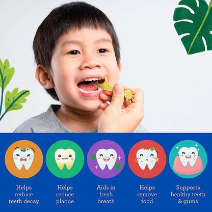Kids' Giraffe Shaped Flossers, Fluoride-Free