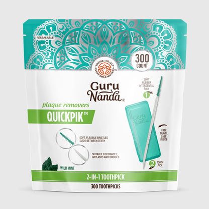 2-in-1 QuickPik Toothpick with Travel Case