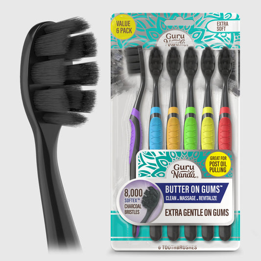 Butter On Gums Charcoal Toothbrush