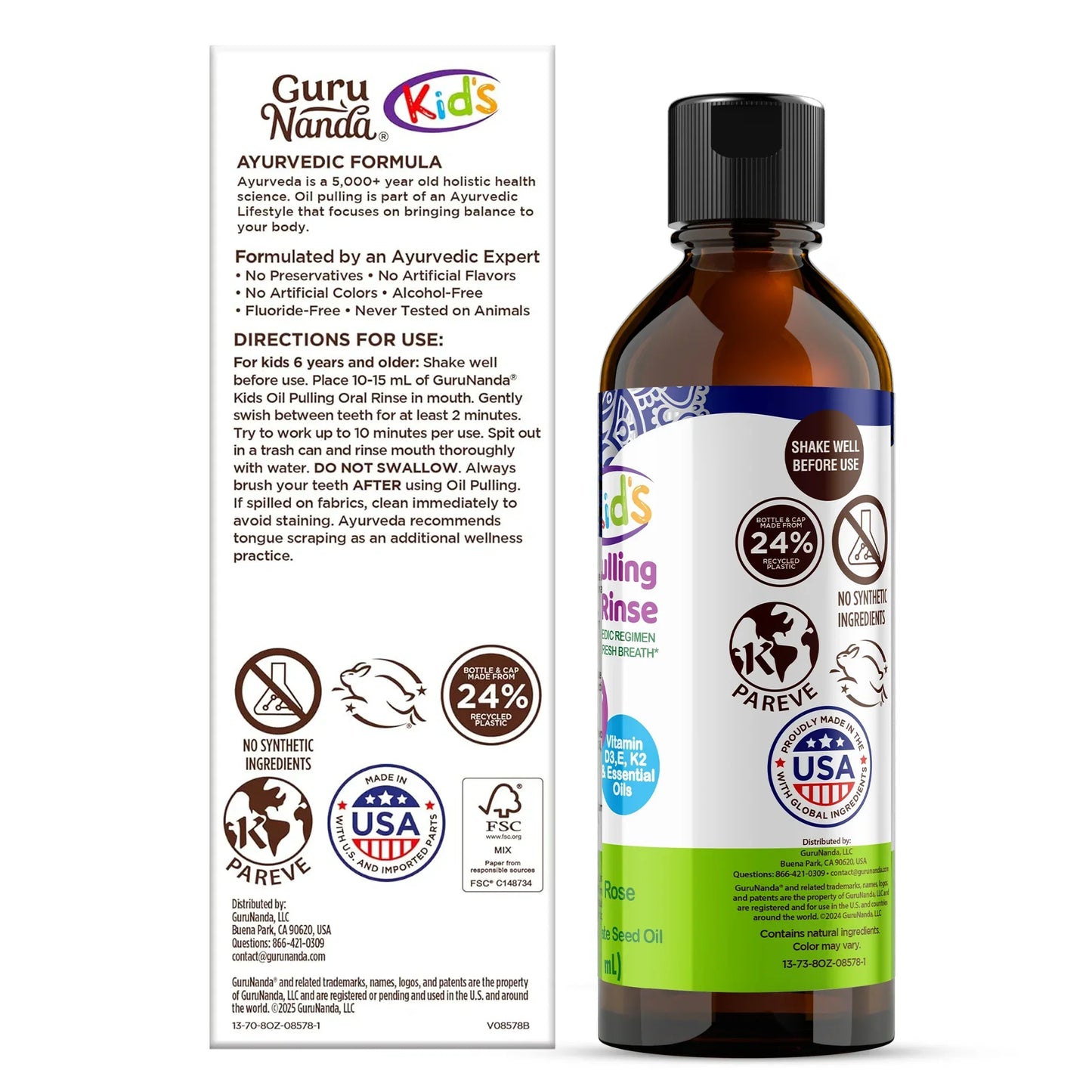 Kids Oil Pulling with Bubble Berry & CoQ10 – 8 fl oz