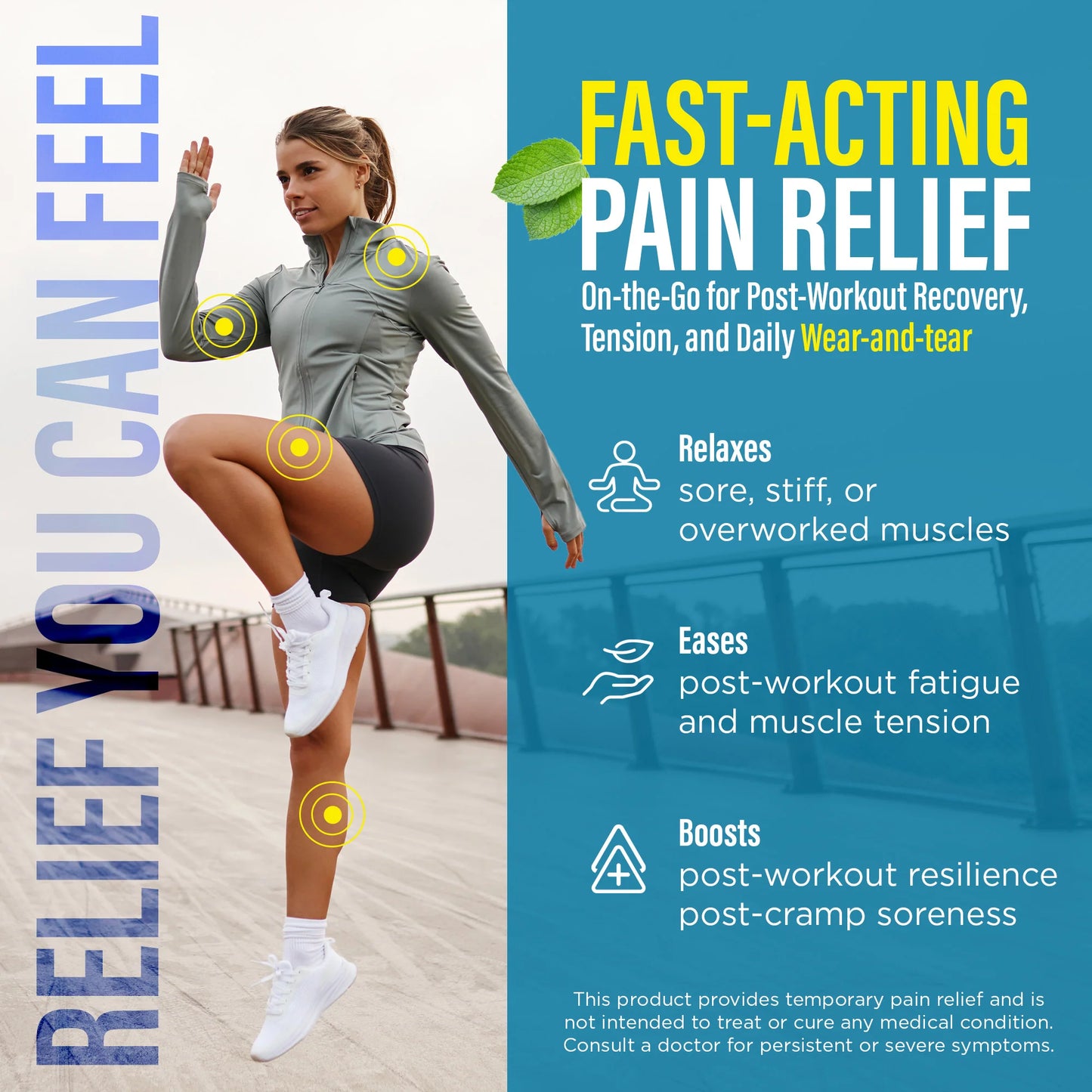 Menthol with Magnesium Cooling Pain Relief Spray - 2 oz