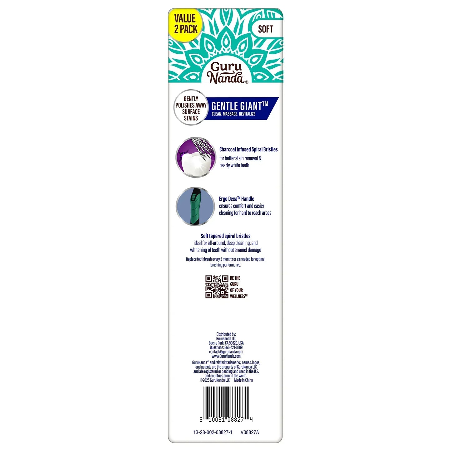 Gentle Giant Whitening Spiral Toothbrush