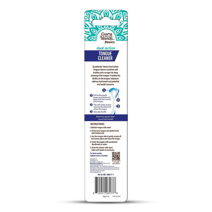 Dual Action Tongue Cleaner – 1 Pack (Colors May Vary)